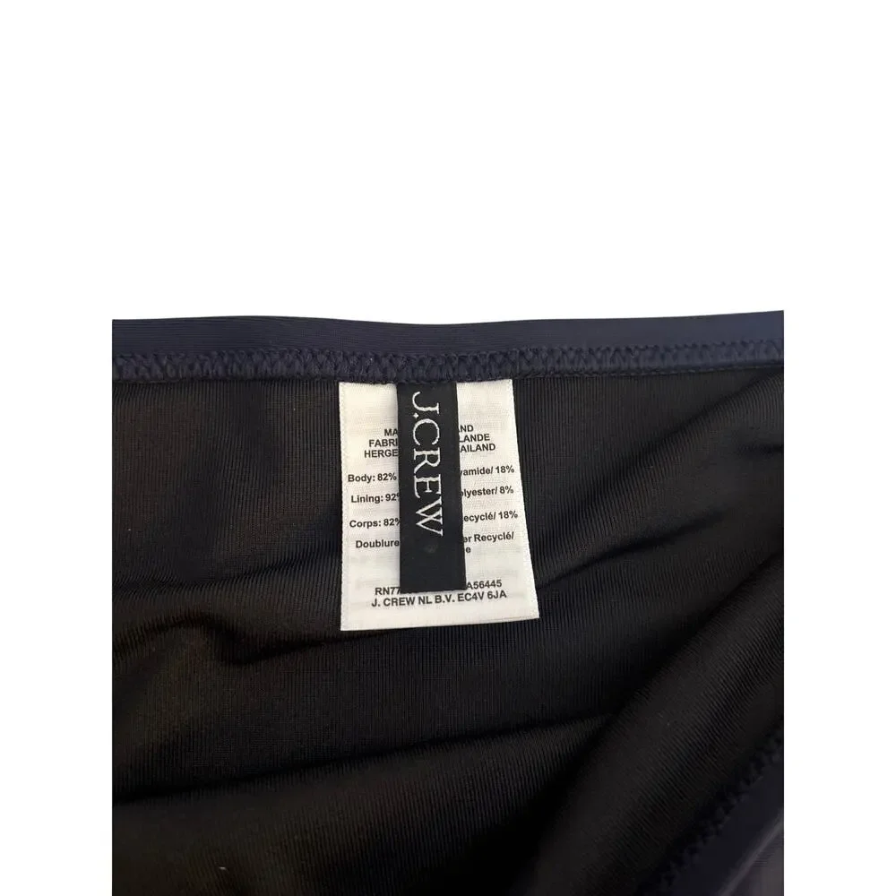 NWOT Womens J. Crew Bikini Bottoms Black Size 2x